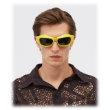 Bottega Veneta - Oval Sunglasses - Kiwi - Sunglasses - Bottega Veneta Eyewear