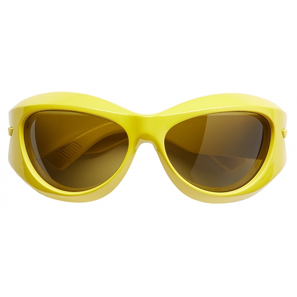 Bottega Veneta - Oval Sunglasses - Kiwi - Sunglasses - Bottega Veneta Eyewear