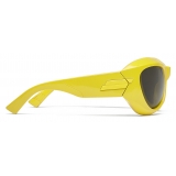 Bottega Veneta - Oval Sunglasses - Kiwi - Sunglasses - Bottega Veneta Eyewear