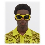 Bottega Veneta - Oval Sunglasses - Kiwi - Sunglasses - Bottega Veneta Eyewear