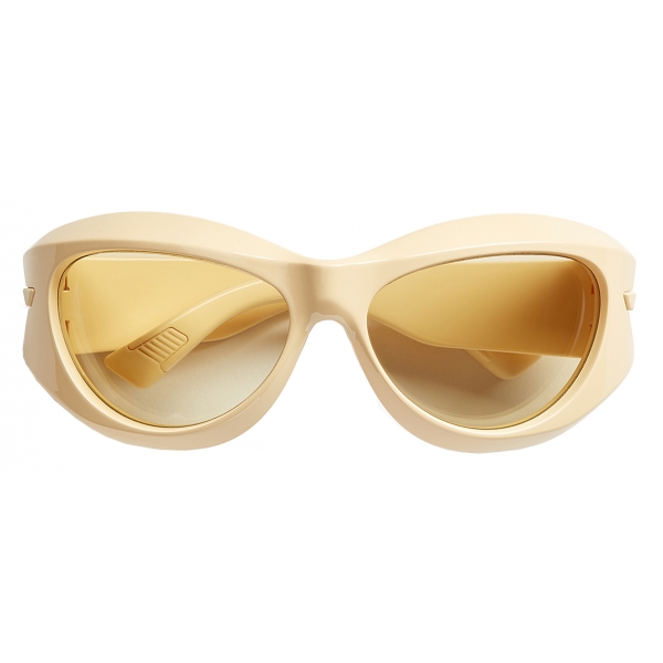 Bottega Veneta - Aviator Sunglasses - Gold - Sunglasses - Bottega Veneta  Eyewear - Avvenice