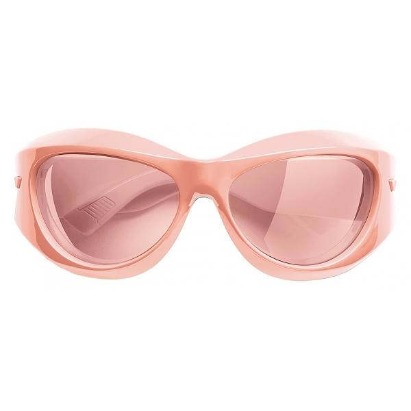 Bottega Veneta - Oval Sunglasses - Violet - Sunglasses - Bottega Veneta  Eyewear - Avvenice