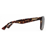 Bottega Veneta - Occhiali da Sole Flat-top - Havana - Occhiali da Sole - Bottega Veneta Eyewear