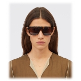 Bottega Veneta - Flat-top Sunglasses - Havana - Sunglasses - Bottega Veneta Eyewear