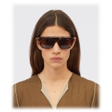 Bottega Veneta - Occhiali da Sole Flat-top - Havana - Occhiali da Sole - Bottega Veneta Eyewear