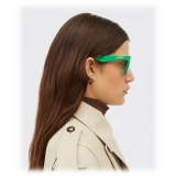 Bottega Veneta - Occhiali da Sole Flat-top - Verde - Occhiali da Sole - Bottega Veneta Eyewear