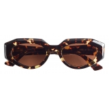 Bottega Veneta - Cat-Eye Sunglasses - Havana - Sunglasses - Bottega Veneta Eyewear