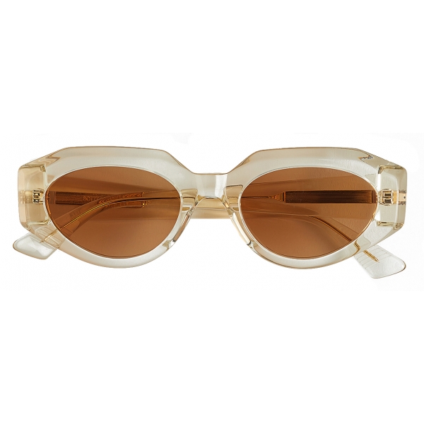 Bottega Veneta - Cat-Eye Sunglasses - Beige - Sunglasses - Bottega Veneta Eyewear