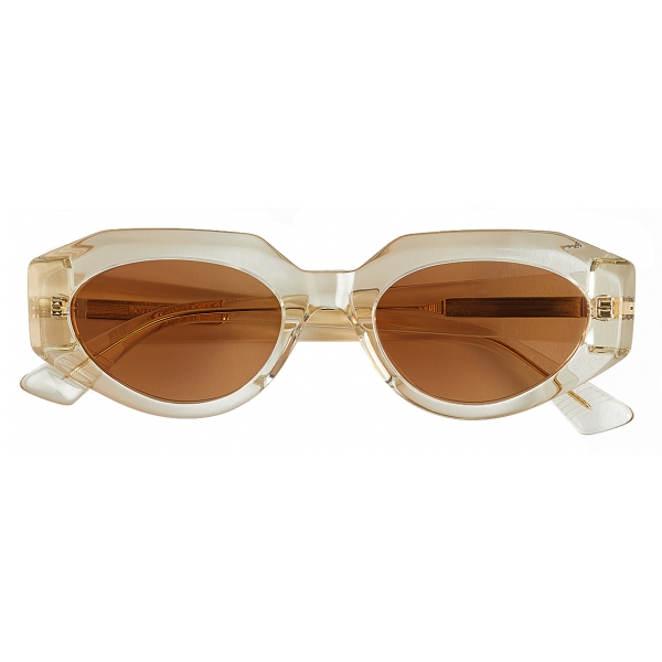 Bottega Veneta - Cat-Eye Sunglasses - Beige - Sunglasses - Bottega ...