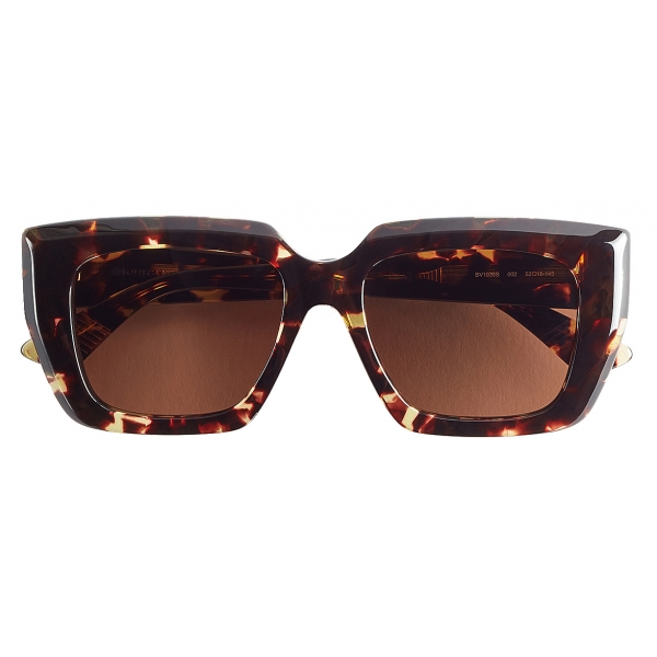 Bottega Veneta - Square Sunglasses - Havana - Sunglasses - Bottega Veneta Eyewear