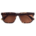 Bottega Veneta - Classic D-frame Sunglasses - Havana - Sunglasses - Bottega Veneta Eyewear