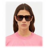 Bottega Veneta - Oversized D-Frame Sunglasses - Havana - Sunglasses - Bottega Veneta Eyewear