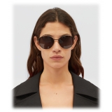 Bottega Veneta - Occhiali da Sole Rotondi - Nero - Occhiali da Sole - Bottega Veneta Eyewear