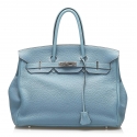 Hermès Vintage - Togo Birkin 35 Bag - Blu - Borsa in Pelle e Vitello - Alta Qualità Luxury