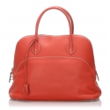 Hermès Vintage - Bolide 35 Bag - Arancione - Borsa in Pelle e Vitello - Alta Qualità Luxury