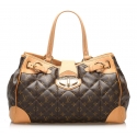 Louis Vuitton Vintage - Monogram Etoile Shopper Bag - Marrone - Borsa in Tela e Pelle di Pitone - Alta Qualità Luxury