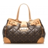 Louis Vuitton Vintage - Monogram Etoile Shopper Bag - Marrone - Borsa in Tela e Pelle di Pitone - Alta Qualità Luxury
