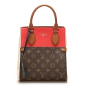Louis Vuitton Vintage - Monogram Fold Tote PM Bag - Brown Red - Monogram Canvas and Leather Handbag - Luxury High Quality