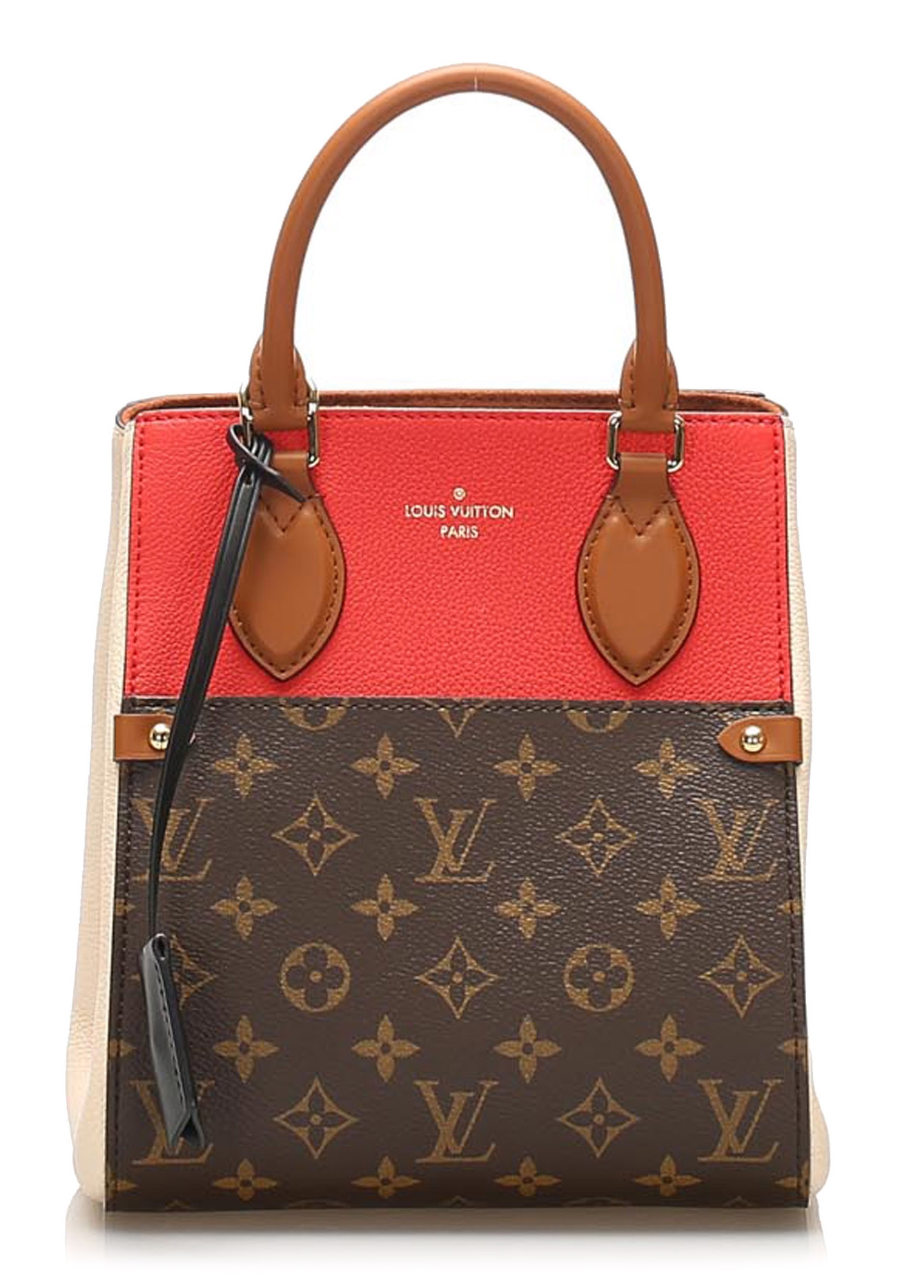 Borsa da viaggio Louis Vuitton Cruiser in tela monogram marrone e pelle  naturale, Red Louis Vuitton Monogram LV Pop Tambourin Crossbody Bag
