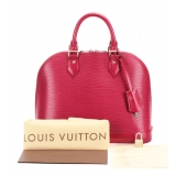 Louis Vuitton Vintage - Epi Alma PM Bag - Pink - Leather and Epi Leather Handbag - Luxury High Quality