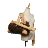 Louis Vuitton Vintage - Monogram Etoile Shopper Bag - Brown - Canvas and Python Leather Handbag - Luxury High Quality