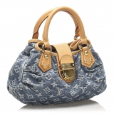 Louis Vuitton Vintage - Monogram Denim Pleaty Handbag - Denim - Borsa in Pelle - Alta Qualità Luxury