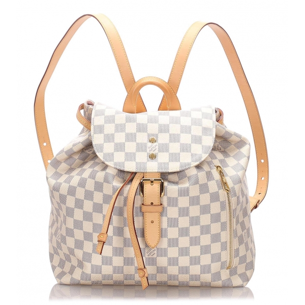 checkered lv purse