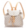 Louis Vuitton Vintage - Damier Azur Sperone Backpack - Bianco - Zaino in Pelle - Alta Qualità Luxury