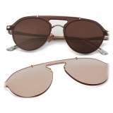 Giorgio Armani - Eyeglasses with Sunglasses Clip-On - Rose Gold - Sunglasses - Giorgio Armani Eyewear