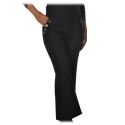 Elisabetta Franchi - Pantalone Modello a Trombetta - Nero - Pantaloni - Made in Italy - Luxury Exclusive Collection