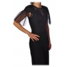 Elisabetta Franchi - Body with Upper Part in Lace - Black - Top - Made in Italy - Luxury Exclusive Collection