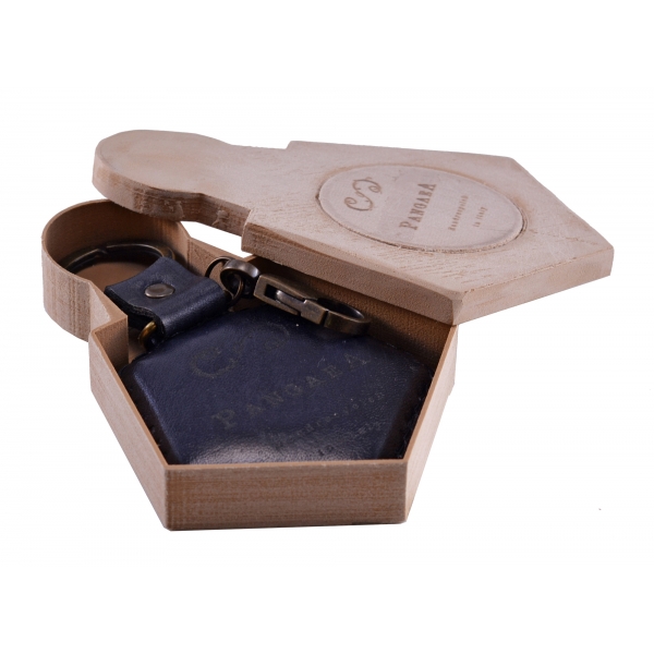 PangaeA - PangaeA Keychain - Black - Suspenders PangaeA Y - Artisan Leather Keychain