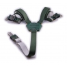PangaeA - PangaeA Suspenders - Green - Suspenders PangaeA Y - Artisan Leather Suspenders