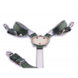 PangaeA - PangaeA Suspenders - Green - Suspenders PangaeA Y - Artisan Leather Suspenders