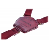 PangaeA - PangaeA Suspenders - Bordeaux - Suspenders PangaeA Y - Artisan Leather Suspenders