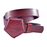 PangaeA - Cintura PangaeA - Bordeaux - Accessori PangaeA - Cintura Artigianale in Pelle