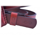 PangaeA - PangaeA Belt - Bordeaux - PangaeA Accessories - Artisan Leather Belt