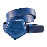 PangaeA - PangaeA Belt - Blue - PangaeA Accessories - Artisan Leather Belt