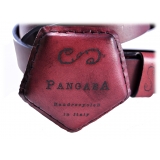 PangaeA - Cintura PangaeA - Bordeaux - Accessori PangaeA - Cintura Artigianale in Pelle