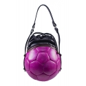PangaeA - PangaeA Prima Pelle Bag - Pink Black - Original Model - Artisan Leather Casual Handbag