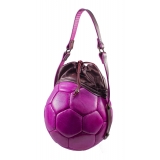 PangaeA - PangaeA Prima Pelle Bag - Pink Bordeaux - Original Model - Artisan Leather Casual Handbag