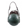 PangaeA - PangaeA Prima Pelle Bag - Verde Marrone - Modello Originale - Borsa Casual Artigianale in Pelle