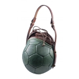 PangaeA - PangaeA Prima Pelle Bag - Green Brown - Original Model - Artisan Leather Casual Handbag