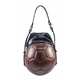 PangaeA - PangaeA Prima Pelle Bag - Brown Black - Original Model - Artisan Leather Casual Handbag