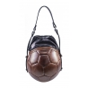 PangaeA - PangaeA Prima Pelle Bag - Brown Black - Original Model - Artisan Leather Casual Handbag