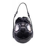 PangaeA - PangaeA Prima Pelle Bag - Back Black - Original Model - Artisan Leather Casual Handbag