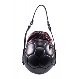 PangaeA - PangaeA Prima Pelle Bag - Back Bordeaux - Original Model - Artisan Leather Casual Handbag
