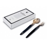Corno del Madagascar by Coltellerie Berti 1895 - Salad Cutlery - N. 6000 - Zebu Horn - Handmade Exclusive Artisan Accessories