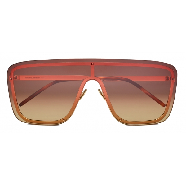 Yves Saint Laurent - SL 364 Shield Sunglasses - Gold - Sunglasses - Saint Laurent Eyewear