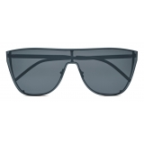 Yves Saint Laurent - Occhiali da Sole Mascherina SL 1 - Nero Argento - Saint Laurent Eyewear